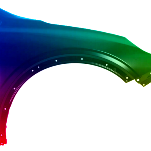 Spatbord rechts Past op Subaru Outback (BT) vanaf 2019 Gespoten in de gewenste kleur