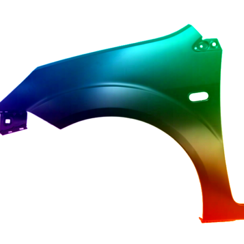 Spatbord links Ford Fiesta Mk 6 2002-2008 Gespoten in de gewenste kleur