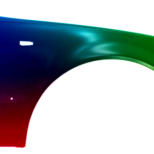 Spatbord rechts BMW 3 (E46) Sdn/Kombi 2001-2005 Gespoten in de gewenste kleur