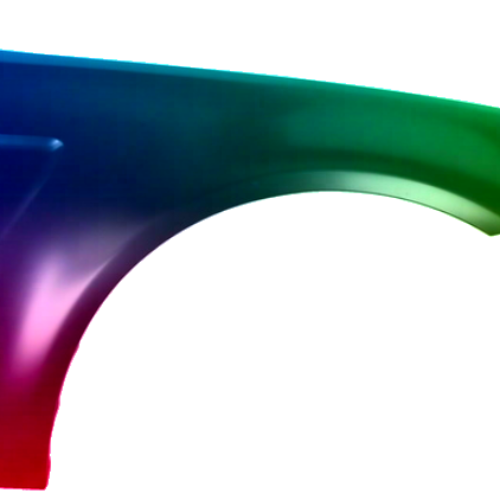 Spatbord rechts BMW 3 (E46/5) Compact 2000-2004 Gespoten in de gewenste kleur