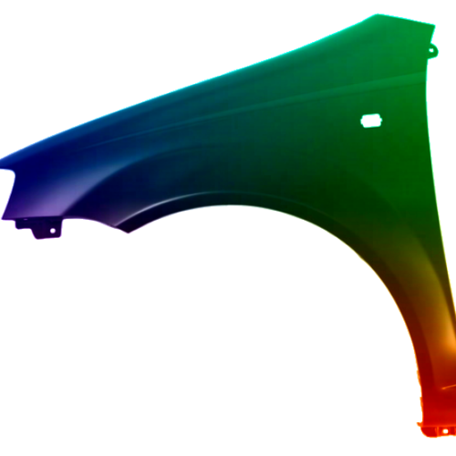 Spatbord links Chevrolet Aveo (T200) 2003-2006 Gespoten in gewenste kleur
