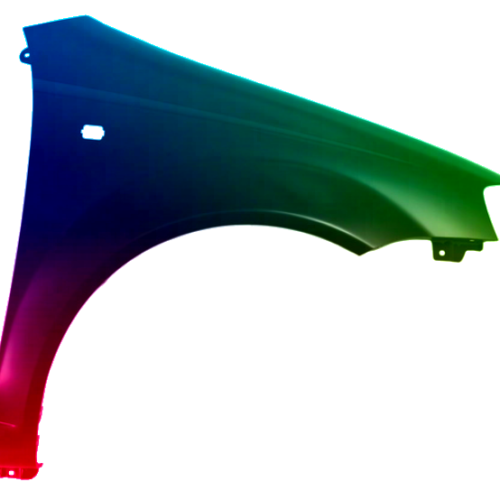 Spatbord rechts Chevrolet Aveo (T200) 2003-2006 Gespoten in de gewenste kleur