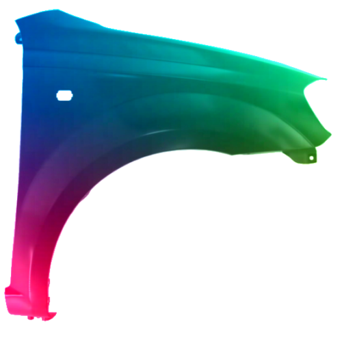 Spatbord rechts Chevrolet Aveo SDN (T250) 2006-2011 Gespoten in gewenste kleur