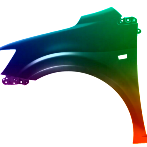 Spatbord links Chevrolet Aveo (T300) vanaf 2011 Gespoten in de gewenste kleur