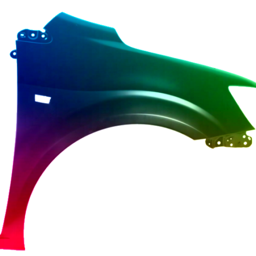 Spatbord rechts Chevrolet Aveo (T300) vanaf 2011 Gespoten in de gewenste kleur