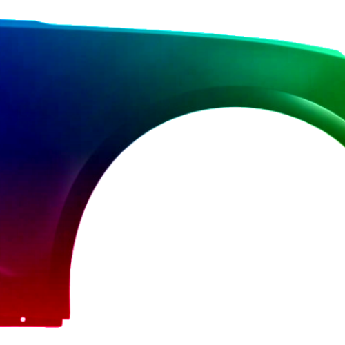 Spatbord rechts Chevrolet Camaro uit 2015 Gespoten in de gewenste kleur