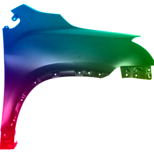 Spatbord rechts Chevrolet Trax van 2013 Gespoten in de gewenste kleur