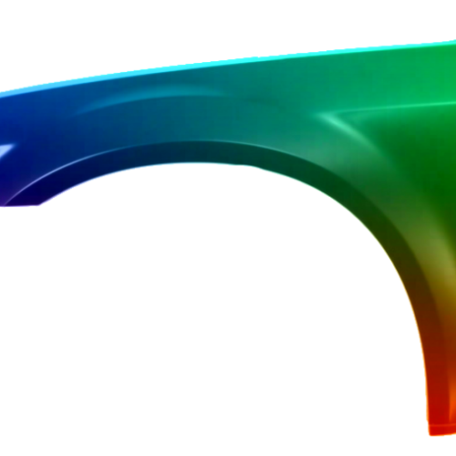 Spatbord links Chrysler 300C (LX) 2004-2011 Gespoten in gewenste kleur