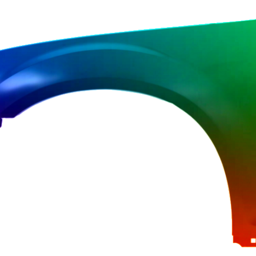 Spatbord links Chrysler 300 uit 2011 Gespoten in de gewenste kleur