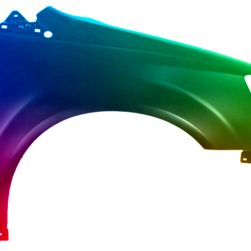Spatbord rechts Chrysler Voyager vanaf 2008 Gespoten in de gewenste kleur