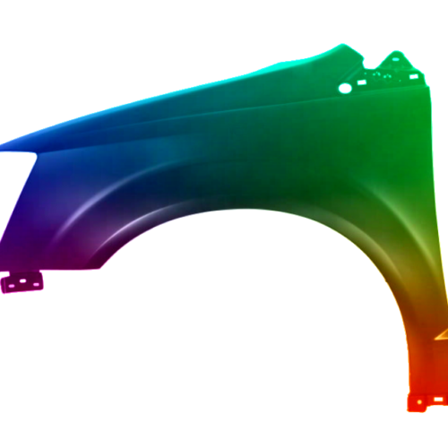 Spatbord links Chrysler Voyager vanaf 2008 Gespoten in de gewenste kleur