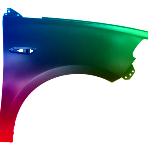 Spatbord rechts Chrysler Ypsilon (846) van 2011 Gespoten in de gewenste kleur