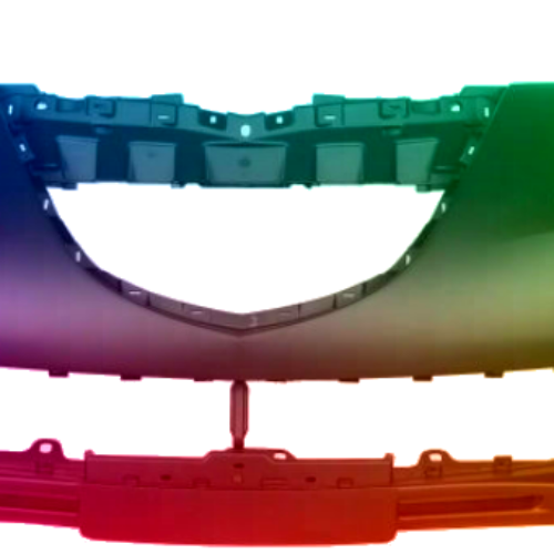 Voor Chrysler Ypsilon (846) vanaf 2011 Voorbumper gespoten in kleur naar keuze