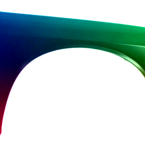 Spatbord rechts Dodge Challenger 2008-2014 Gespoten in de gewenste kleur