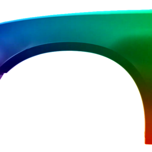 Spatbord links Dodge Charger 2010-2014 Gespoten in gewenste kleur