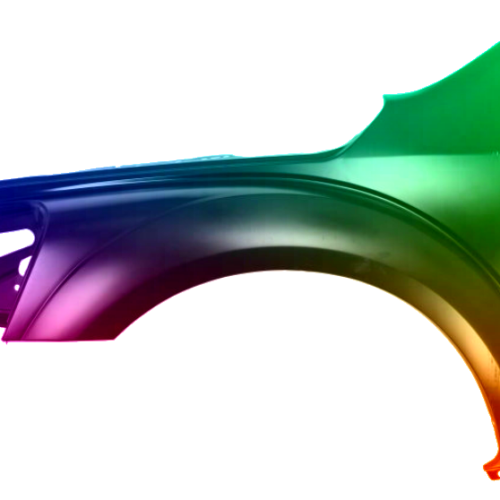 Spatbord links Dodge Durango 2004-2007 Gespoten in gewenste kleur