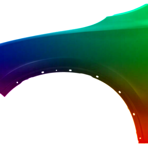 Spatbord links Dodge Durango 2010-2020 Gespoten in de gewenste kleur