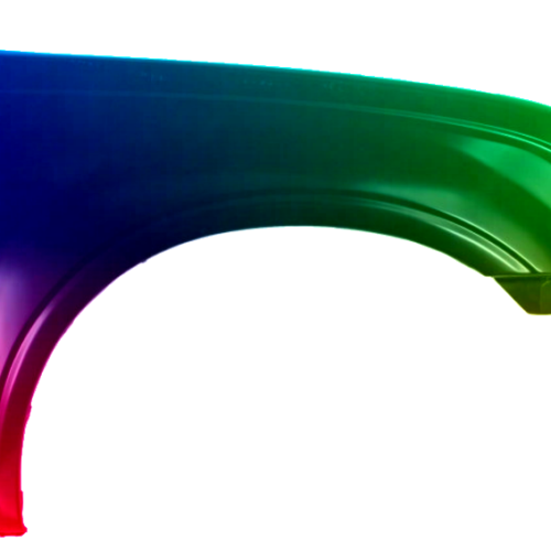 Spatbord rechts Isuzu D-Max 2002-2006 Gespoten in gewenste kleur