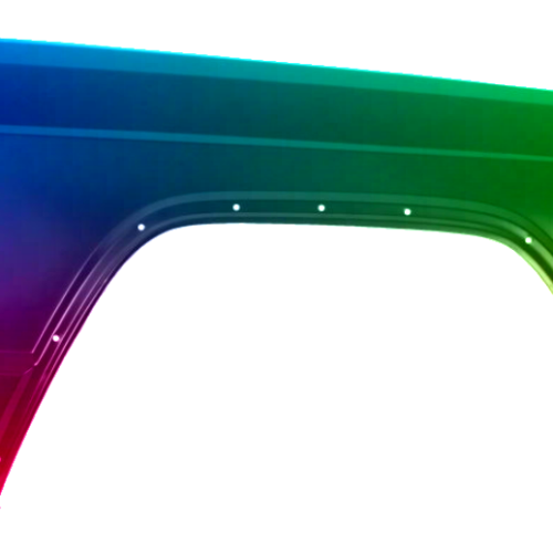 Spatbord rechts Jeep Cherokee (XJ) 1984-1996 Gespoten in de gewenste kleur