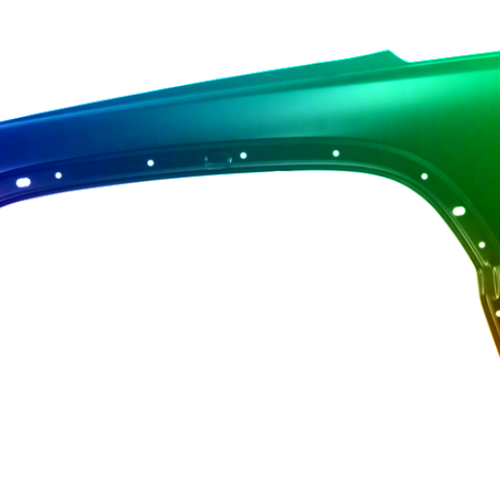 Spatbord links Jeep Cherokee/Liberty (KJ) 2001-2008 Gespoten in gewenste kleur