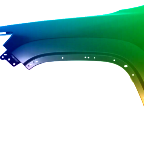 Spatbord links Jeep Cherokee van 2018 Gespoten in gewenste kleur