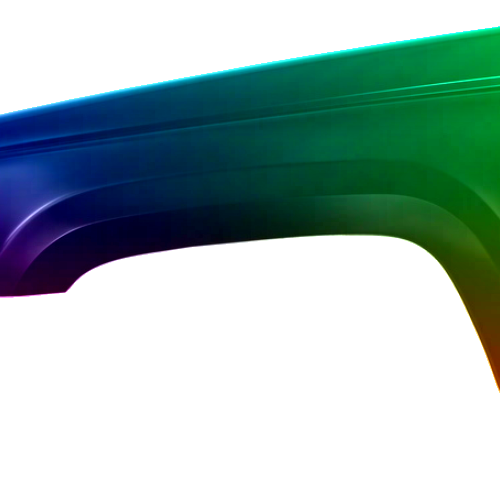 Spatbord links Jeep Grand Cherokee (Z) 1993-1998 Gespoten in gewenste kleur