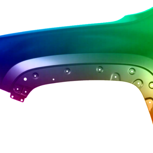 Spatbord links Jeep Renegade (BU) van 2014 Gespoten in gewenste kleur