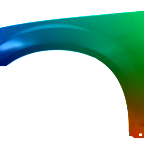 Spatbord links Lancia Thema (LX) vanaf 2011 Gespoten in de gewenste kleur