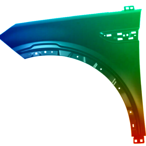 Spatbord links Land Rover Discovery Sport vanaf 2014 Gespoten in de gewenste kleur