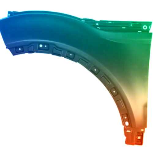 Spatbord links Land Rover Range Rover Evoque 2011-2015 Gespoten in gewenste kleur