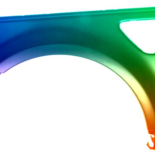 Spatbord links Land Rover Range Rover Sport (LS) 2009-2013 Gespoten in gewenste kleur