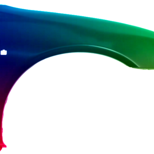 Spatbord rechts Rover/Mg 25 (RF) vanaf 2000 Gespoten in de gewenste kleur