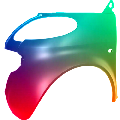 Spatbord links Smart Fortwo/City Coupe/Cabrio (MC01) 1998-2006 Gespoten in kleur naar keuze