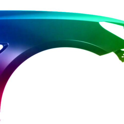 Spatbord rechts Tesla Model 3 2017-2023 Gespoten in de gewenste kleur