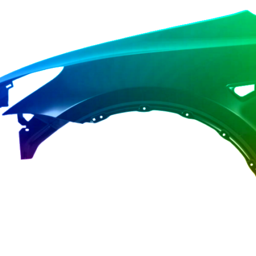 Spatbord links Tesla Model Y vanaf 2020 Gespoten in gewenste kleur