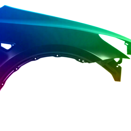 Spatbord rechts Tesla Model Y vanaf 2020 Gespoten in de gewenste kleur