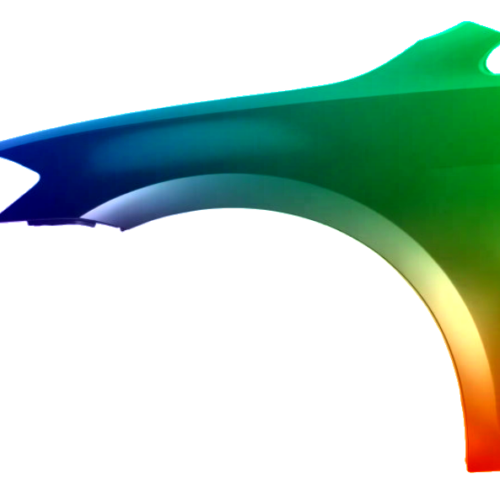 Spatbord links VW Golf VII vanaf 2017 Gespoten in de gewenste kleur