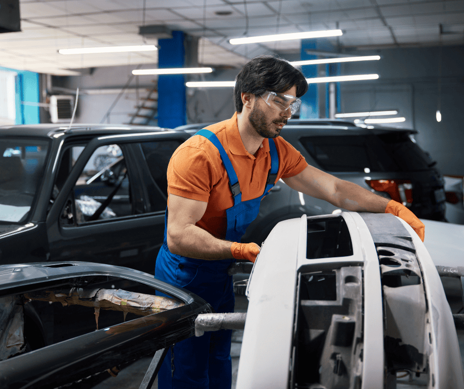 Hoe repareer je een gebroken bumper?